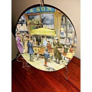 Davenport Pottery 1991, Ltd Ed "The Ice Cream Seller" Cries of London Plate VTG